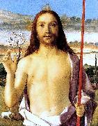 Gentile Bellini Christ Blessing oil painting